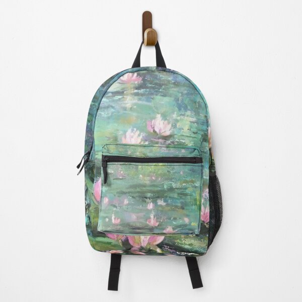 Item preview, Water Lilies by Claude Monet Fan Art Watercolor Painting Vintage Botanical Floral Flowers Nature Digital Illustration designed and sold by Matt_Smith.