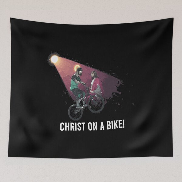 Item preview, Christ On A Bike Funny Cycling  designed and sold by DENMSTAD.