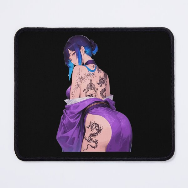 Item preview, Mysterious Dragon Tattoo Anime Girl designed and sold by Mccracker40.