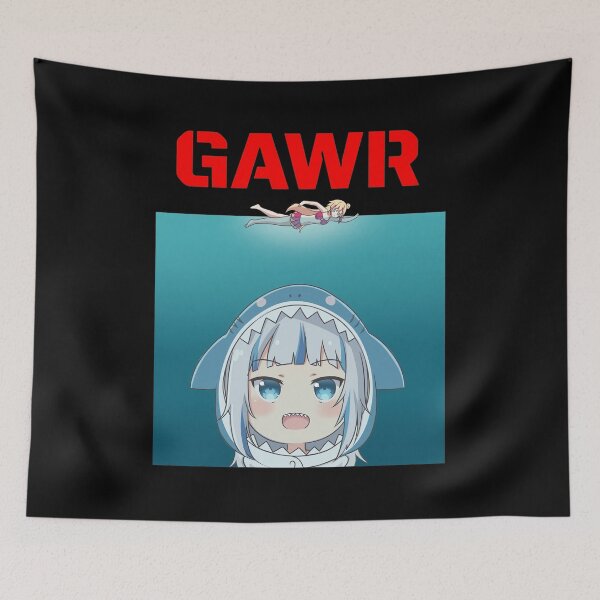 Item preview, Gawr Shark Movie Parody Anime Character designed and sold by DENMSTAD.