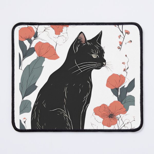 Item preview, Black Cat Cover With A Floral Autumn designed and sold by AnyaHi1.
