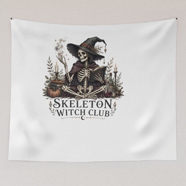 Item preview, Skeleton Witch Club designed and sold by KristenosNehk.