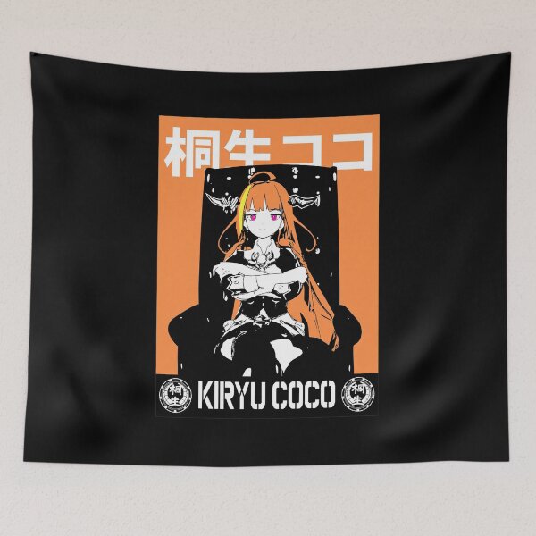 Item preview, Kiryu Coco Throne Anime Art designed and sold by DENMSTAD.