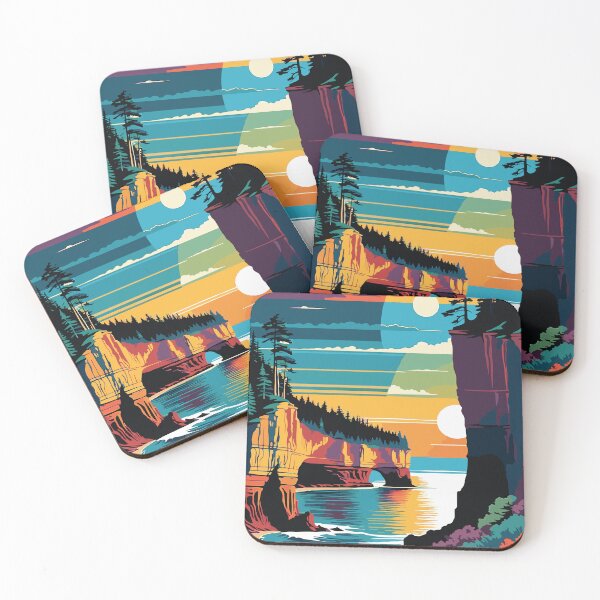 Item preview, Where Stone Meets Water: The Colors of Pictured Rocks designed and sold by ShopieHome.