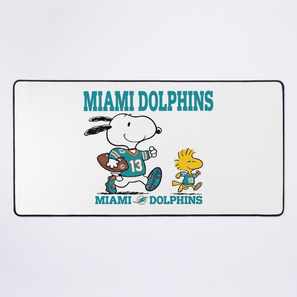 Item preview, Snoopy Miami Dolphins Game Day Football Fan Art designed and sold by CaneufeyCip.