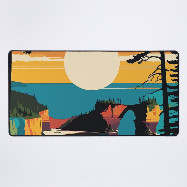 Item preview, Exploring Pictured Rocks National Lakeshore designed and sold by ShopieHome.