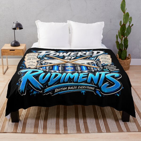 Item preview, Powered by Rudiments – Funny Drumline Percussionist Design designed and sold by RJACreative.