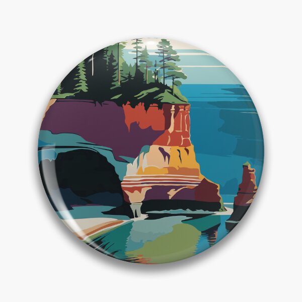 Item preview, Textures of Time: Pictured Rocks National Lakeshore designed and sold by ShopieHome.