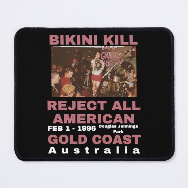 Item preview, Bikini Kill Reject All American Gold Coast designed and sold by josh-pencil.