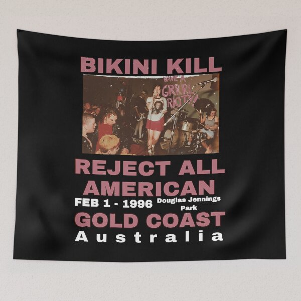 Item preview, Bikini Kill Reject All American Gold Coast designed and sold by josh-pencil.