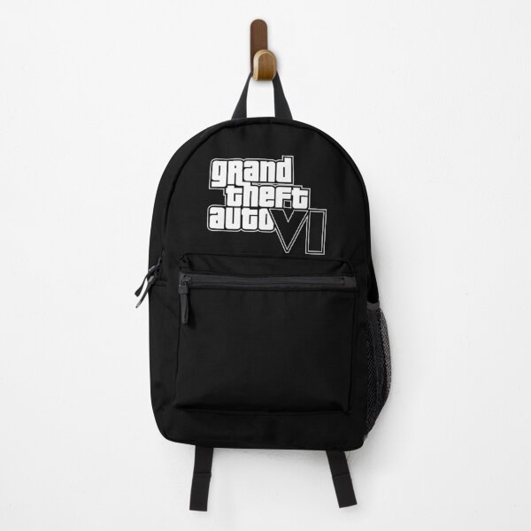 Item preview, Logotipo blanco de GTA 6 Grand Theft Auto 6 Vice City designed and sold by BubblePopRed.