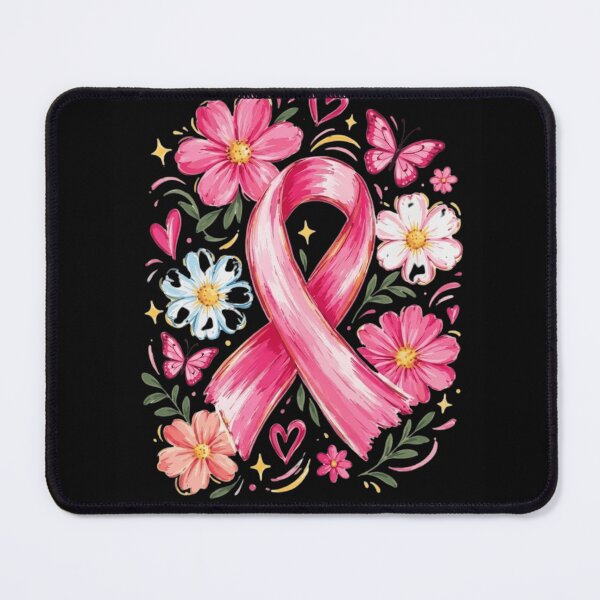 Item preview, Pink Ribbon Floral Butterfly Breast Cancer Awareness designed and sold by haitrieuic96.