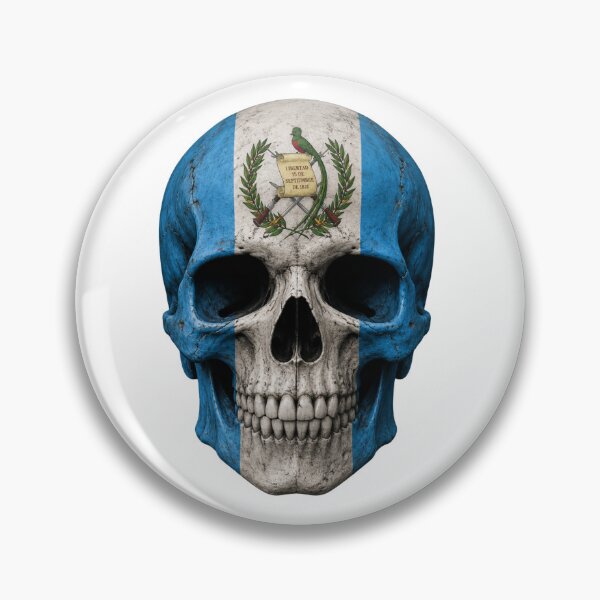 Item preview, Guatemala Flag Skull designed and sold by WilAugusta.