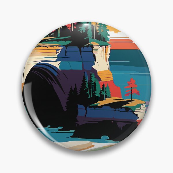 Item preview, The Painted Cliffs of Lake Superior: Pictured Rocks designed and sold by ShopieHome.