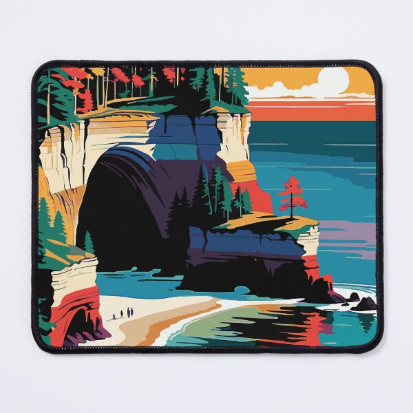 Item preview, The Painted Cliffs of Lake Superior: Pictured Rocks designed and sold by ShopieHome.