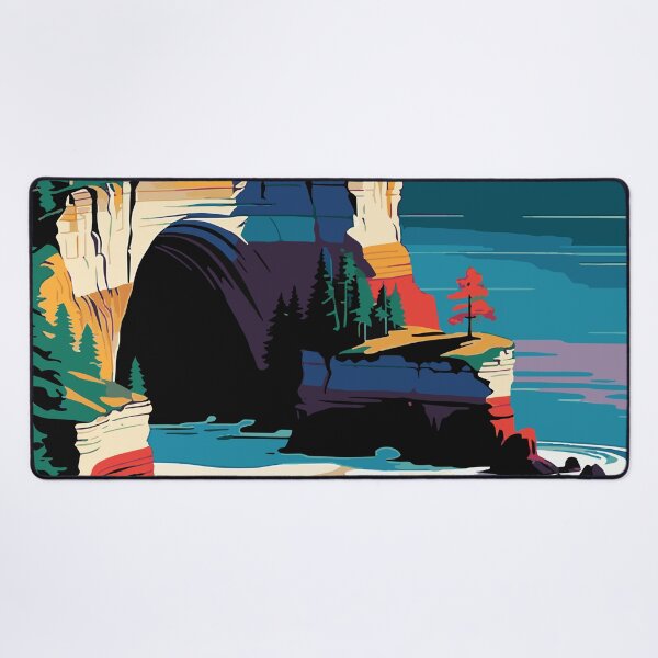 Item preview, The Painted Cliffs of Lake Superior: Pictured Rocks designed and sold by ShopieHome.