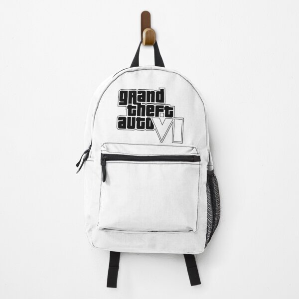 Item preview, Logotipo de GTA 6 Grand Theft Auto 6 Vice City en negro designed and sold by BubblePopRed.
