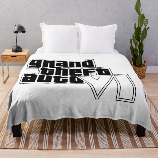Item preview, GTA 6 Grand Theft Auto 6 Vice City Logo Black designed and sold by BubblePopRed.