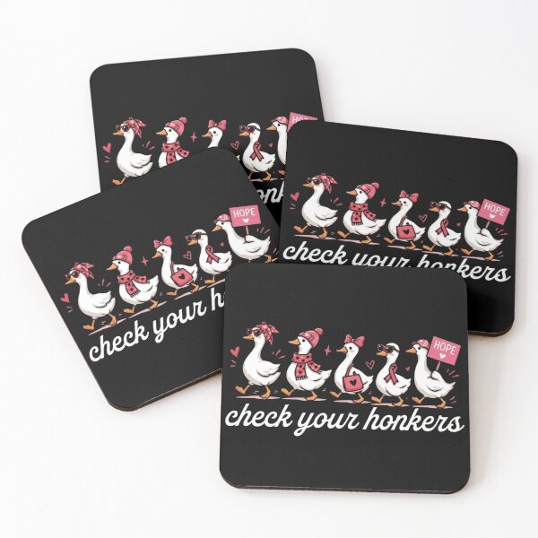 Item preview, Check Your Honkers Funny Goose Breast Cancer Awareness designed and sold by haitrieuic96.