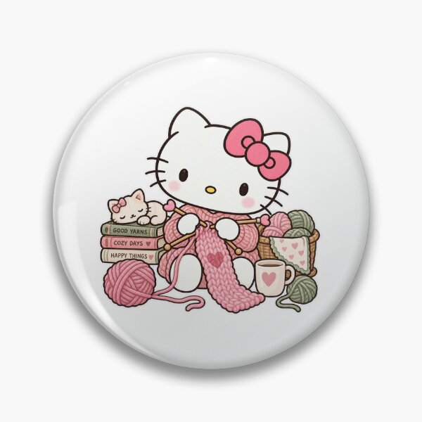 Item preview, Knitting kitty  designed and sold by Jadedoodle.