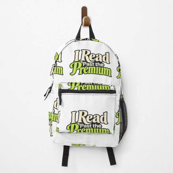Item preview, I Read Past the Premium Options Lettering Art designed and sold by Bikivuno.