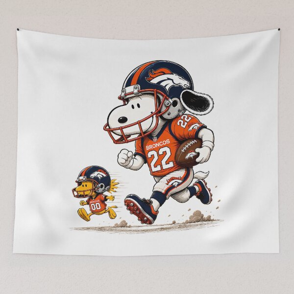 Item preview,  Denver Broncos Snoopy And Woodstock Players  designed and sold by AvianPalette.