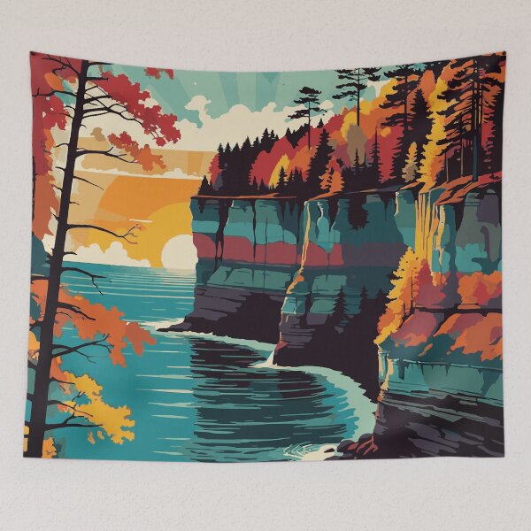 Item preview, Echoes of the Past: Pictured Rocks National Lakeshore designed and sold by ShopieHome.