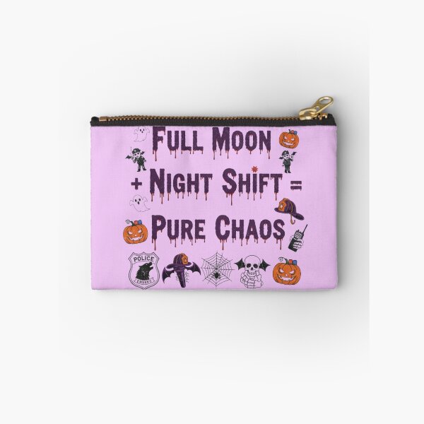 Item preview, Full Moon Night Shift Chaos Police Firefighter Graphic designed and sold by Exquisite Design Studio „Paculówka”.