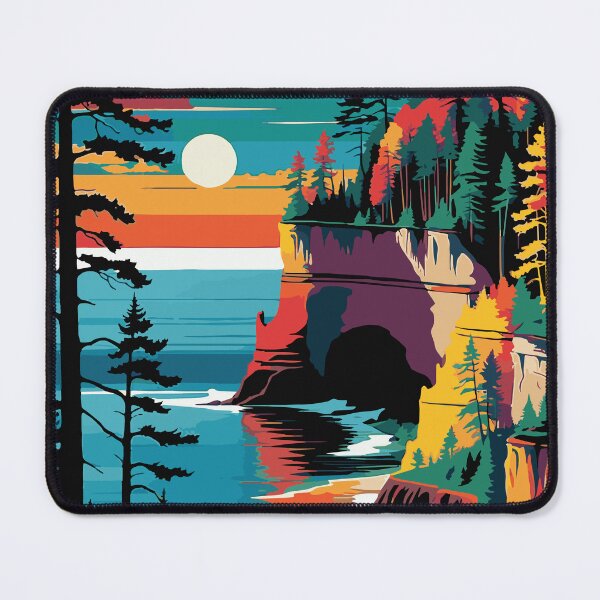 Item preview, Capturing the Colors of Pictured Rocks designed and sold by ShopieHome.