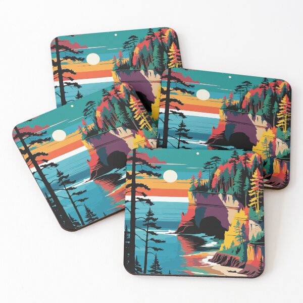 Item preview, Capturing the Colors of Pictured Rocks designed and sold by ShopieHome.