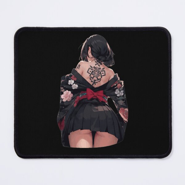Item preview, Anime Girl Kimono Tattoo Back Art designed and sold by Mccracker40.