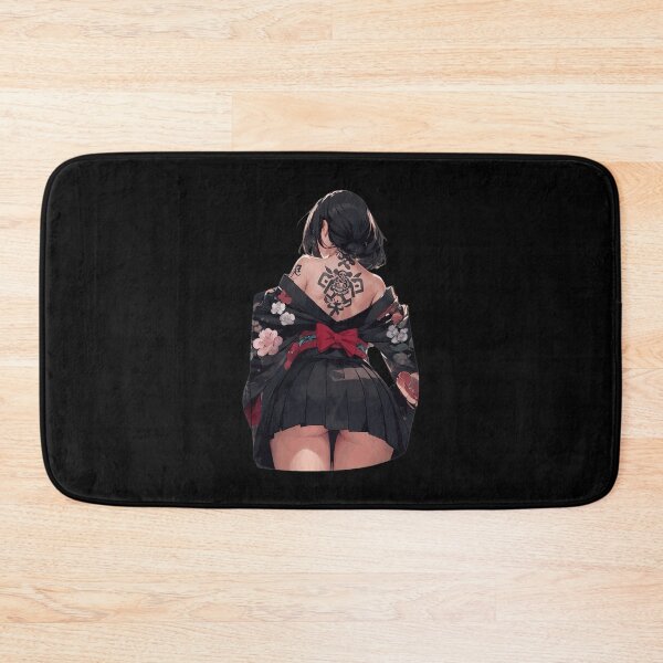 Item preview, Anime Girl Kimono Tattoo Back Art designed and sold by Mccracker40.