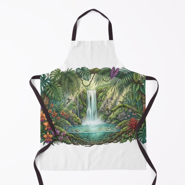 Item preview, Secret Waterfall Garden – Hidden Paradise designed and sold by meghnad.