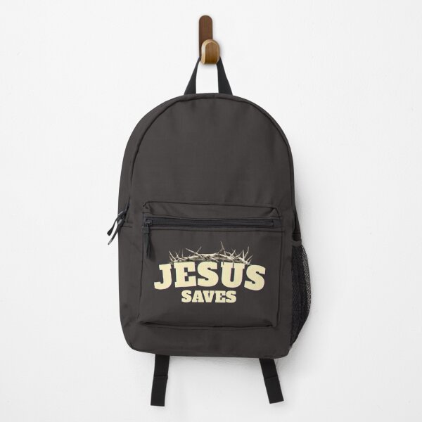 Item preview, Jesus Saves - Crown of Thorns Christian Faith Typography designed and sold by Emmafeystilo.