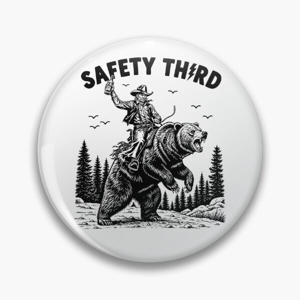 Item preview, Safety Third Funny Guys Grizzly Bear designed and sold by milomatchart.