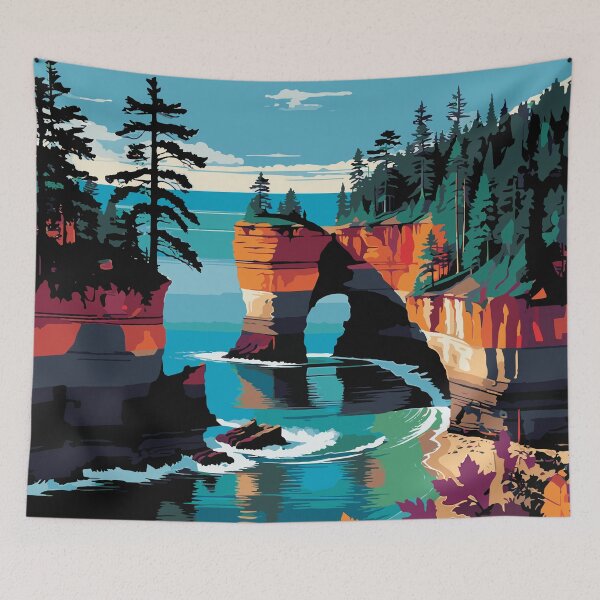Item preview, The Artistry of Pictured Rocks National Lakeshore designed and sold by ShopieHome.
