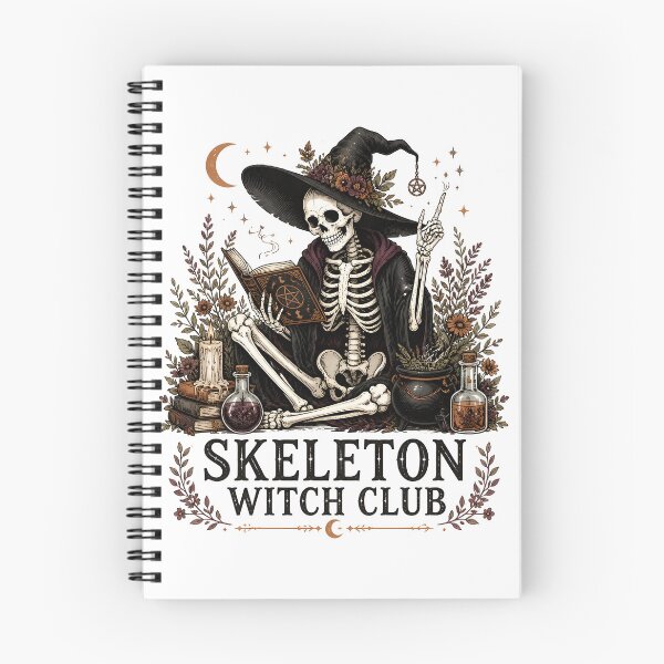 Item preview, Skeleton Witch Club designed and sold by KristenosNehk.