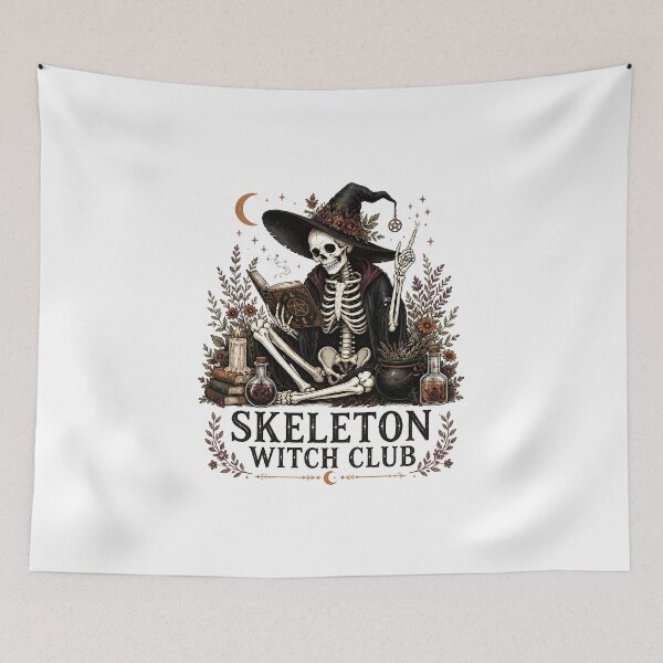 Item preview, Skeleton Witch Club designed and sold by KristenosNehk.