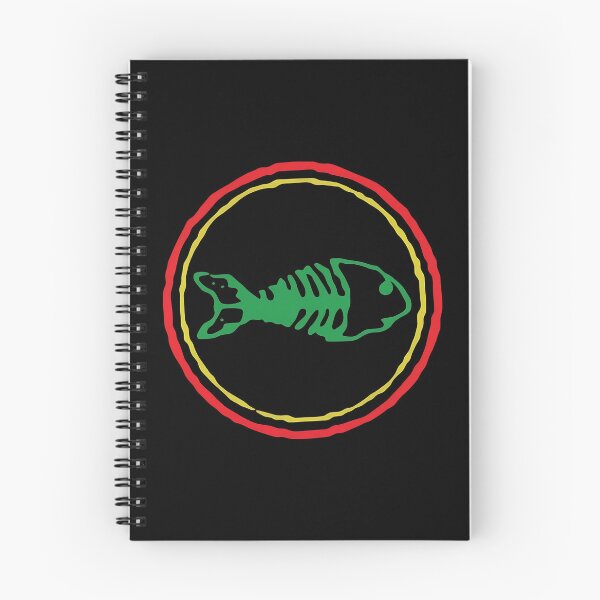 Item preview, Fish Skeleton Icon Red Yellow Circle designed and sold by Olliekotart.