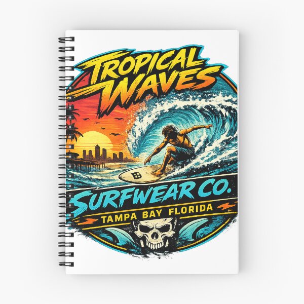 Item preview, Tropical Waves Surfwear Co. Logo - Skull 2026 - Tampa Bay, FL designed and sold by JBDesigns21.
