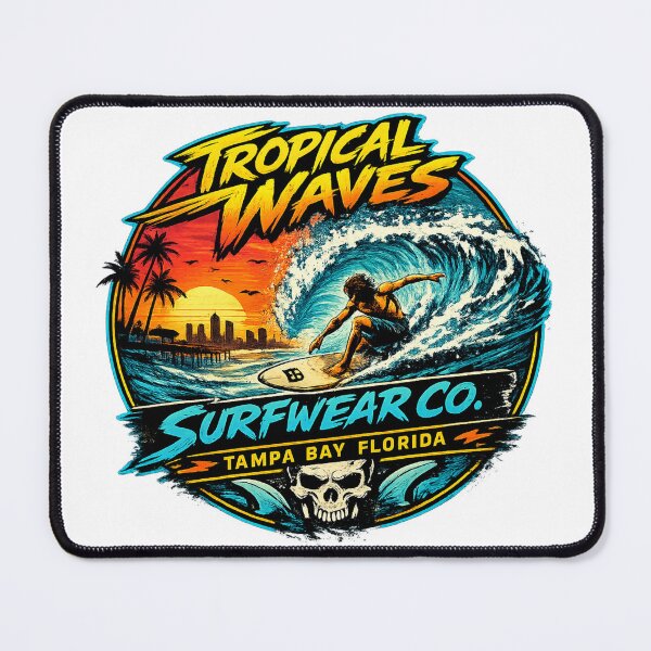 Item preview, Tropical Waves Surfwear Co. Logo - Skull 2026 - Tampa Bay, FL designed and sold by JBDesigns21.