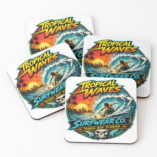 Item preview, Tropical Waves Surfwear Co. Logo - Skull 2026 - Tampa Bay, FL designed and sold by JBDesigns21.