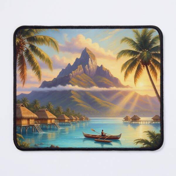 Item preview, Sunrise — Turquoise Lagoon and Bungalows designed and sold by Hawaii26.