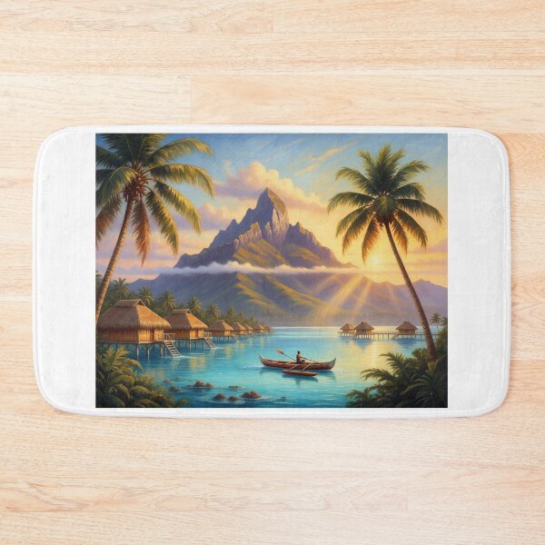 Item preview, Sunrise — Turquoise Lagoon and Bungalows designed and sold by Hawaii26.