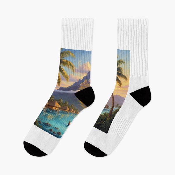 Item preview, Sunrise — Turquoise Lagoon and Bungalows designed and sold by Hawaii26.