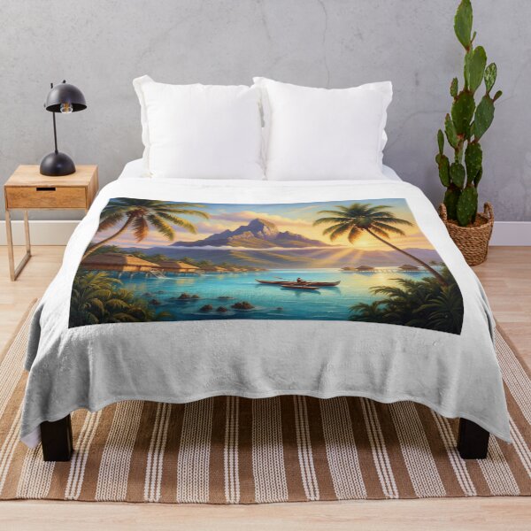 Item preview, Sunrise — Turquoise Lagoon and Bungalows designed and sold by Hawaii26.