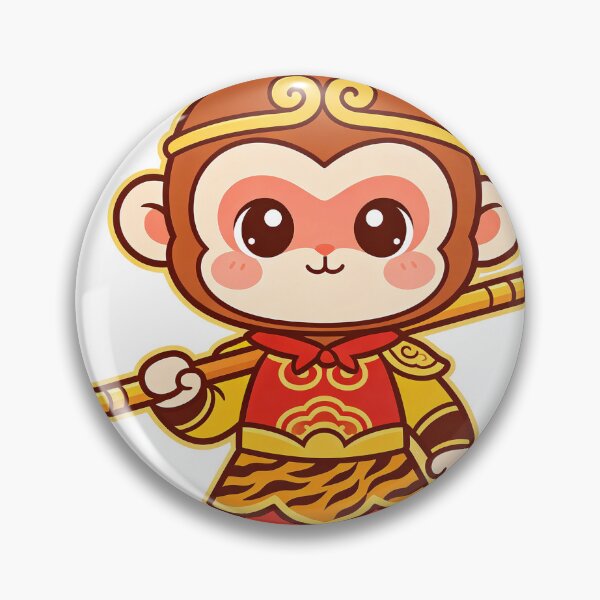 Item preview, Cute Kawaii Chibi Sun Wukong Monkey King designed and sold by DigArtis.