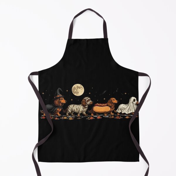 Item preview, Dachshund Halloween Costumes Wiener Dog Spooky Moon designed and sold by haitrieuic96.