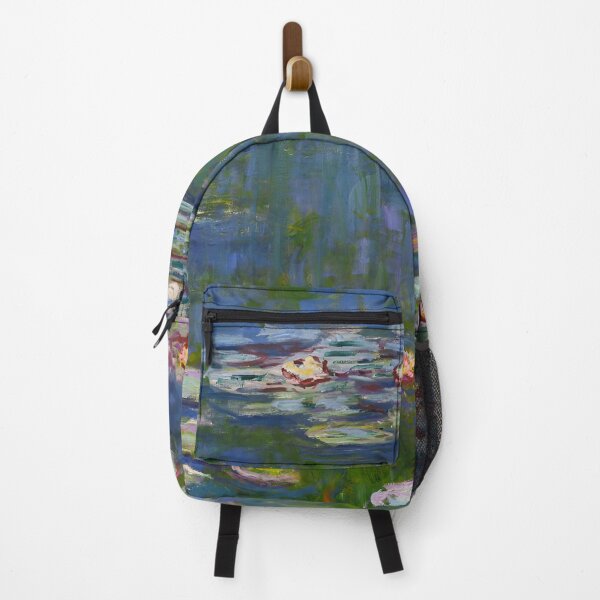Item preview, Water Lilies by Claude Monet Fan Art Watercolor Painting Vintage Botanical Floral Flowers Nature Digital Illustration designed and sold by Matt_Smith.