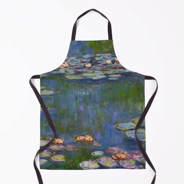Item preview, Water Lilies by Claude Monet Fan Art Watercolor Painting Vintage Botanical Floral Flowers Nature Digital Illustration designed and sold by Matt_Smith.